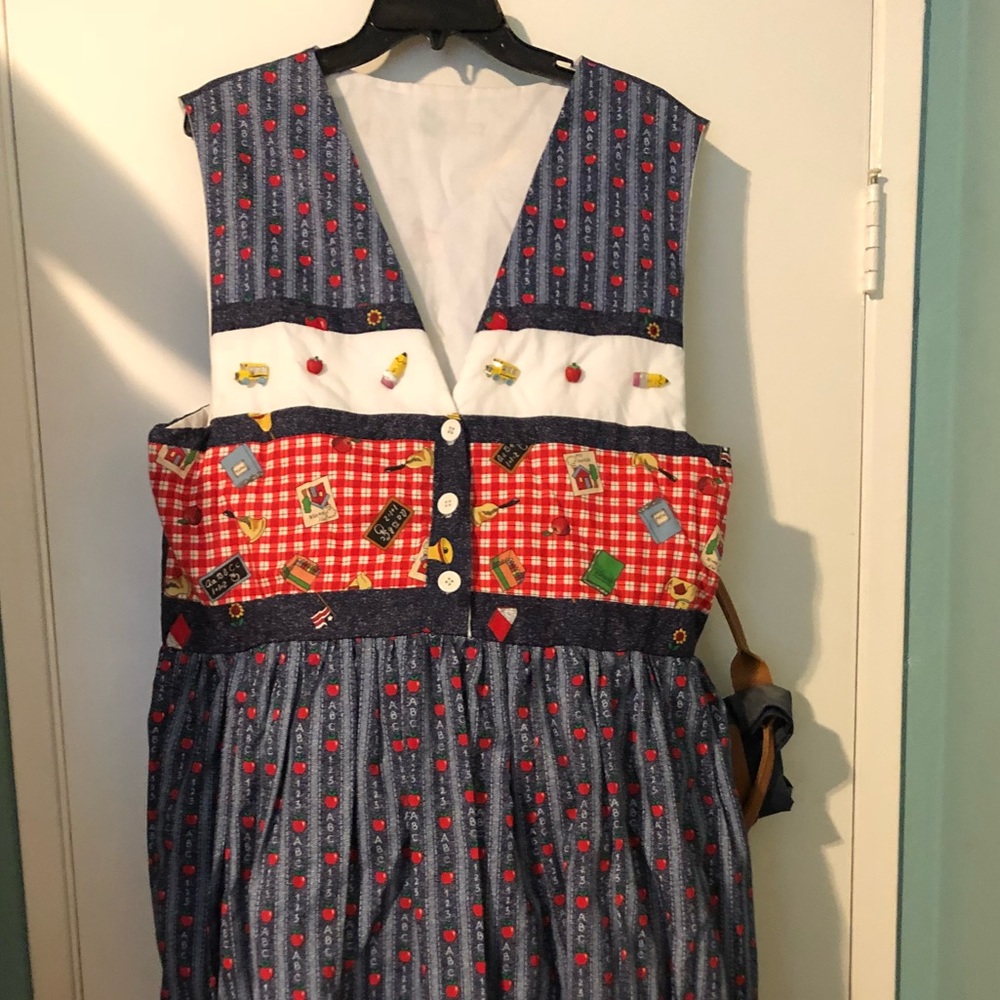 Homemade “Teacher” dress